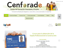 Tablet Screenshot of cenforade.com